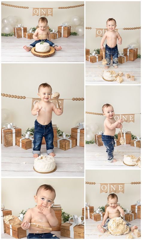 One of my most requested set ups for boys! 1st Bday Photoshoot Boy, One Year Photoshoot Ideas Boy, One Year Old Picture Ideas For Boys, 1st Birthday Studio Photo Shoot Ideas, Baby Boy One Year Photo Shoot, Boy Smash Cake Pictures, One Year Old Boy Photo Shoot, Boy One Year Photoshoot, One Year Old Photoshoot Studio