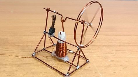 How to make Solenoid Engine #2 #electrician #dcmotor Electrician Work, Physics Projects, Free Energy Projects, Diy Tech, Led Projects, Hobby Electronics, Electronics Basics, Electronic Circuit Projects, Diy Science