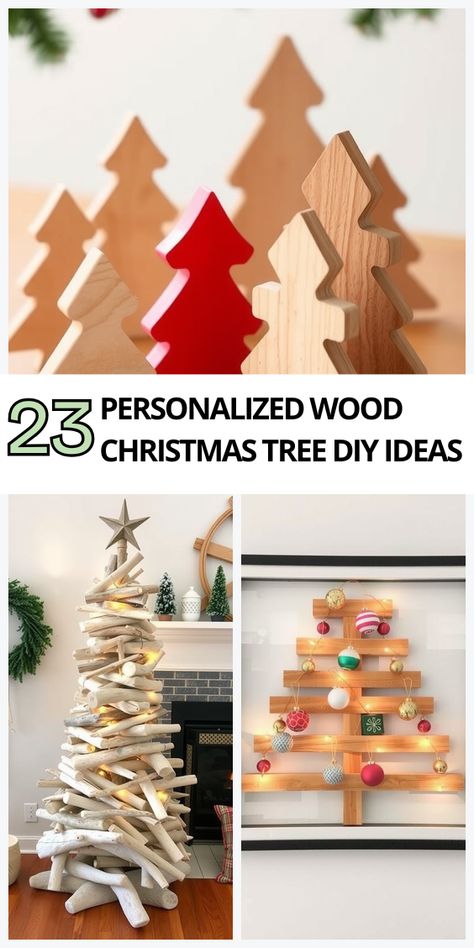 Eco-friendly DIY wood Christmas trees for a sustainable holiday! Craft your own rustic decorations with these ideas. (Pin for later!) Eco Christmas Decorations, Christmas Trees Diy, Wood Christmas Trees Diy, Wood Christmas Trees, Pallet Tree, Trees Diy, Rustic Decorations, Eco Christmas, Eco Friendly Diy