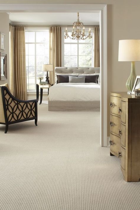 13 Carpet Types You Definitely Need to See for Yourself Karastan Carpet, Carpet Trends, Buying Carpet, White Carpet, Basement Bedrooms, Kitchen Carpet, Types Of Carpet, Best Carpet, Carpet Stairs