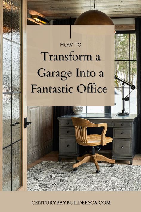 home office, office, garage conversion, room addition, home remodeling, renovation, home design. Transform Garage Into Office, Garage Conversion Office And Storage, Convert Garage To Office Space, Office Garage Conversion, Garage Conversion To Home Office, Garage Study Conversion, Garage Remodel To Office, Finished Garage Office, Converting Half A Garage Into A Living Space