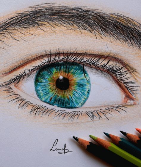 Black And White Effect, Art Anatomy, Blue Eye Color, Drawing Room Interior Design, Masterpiece Theater, Blue Green Eyes, Small Drawings, Color Pencil Art, Book Images