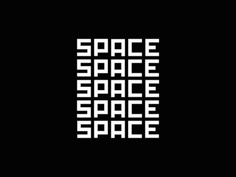 SPACETYPE - FREE BLOCKY FONT on Behance Typography Styles, Unique Typography, Letter Form, Sans Serif Fonts, Typography Fonts, Serif Font, Type Design, Serif Fonts, Cool Fonts