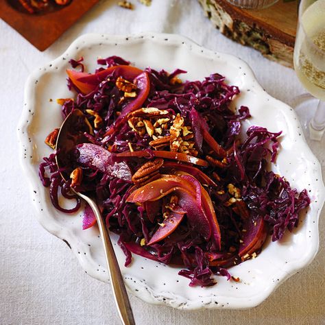 Braised red cabbage | Healthy Recipe | WW UK Sweet And Sour Cabbage, Sour Cabbage, Nordic Recipe, Red Cabbage Recipes, Braised Red Cabbage, Iceland Food, Braised Cabbage, Cabbage Recipes, Red Cabbage