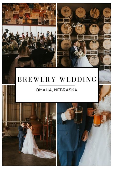 These two love craft beer so they got married at a beautiful brewery in Omaha, Nebraska called Lucky Bucket. It was perfect and delicious. Large Wedding Venues, Brewery Wedding, Omaha Nebraska, Best Wedding Venues, Love Craft, Large Weddings, Wedding Locations, Craft Beer, Nebraska