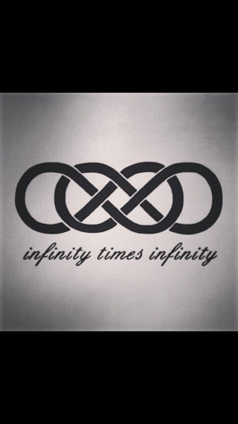 Double Infinity Tattoos, Infinity Times Infinity, Anniversary Tattoo, Wedding Band Tattoo, Double Infinity, Knot Tattoo, Infinity Tattoos, Ring Tattoos, Celtic Tattoos