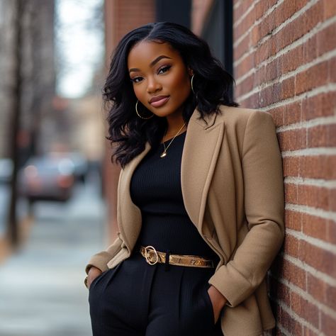 Winter Headshots Photo Shoot, Plus Size Professional Photo Shoot Ideas, How To Take A Professional Photo, Professional Photo Women, Boss Looks Woman, Full Body Headshots Women, Brand Poses Women, Lifestyle Professional Photography, Headshots Black Women Professional