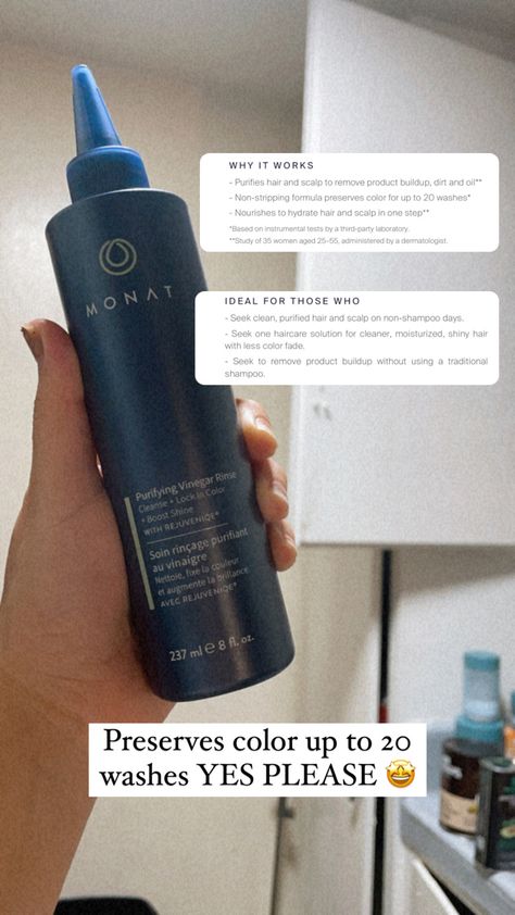 Vinegar Rinse, Monat Hair, Hydrate Hair, Hair Tips, Shiny Hair, Hair Hacks, Vinegar, Shampoo Bottle, Serum