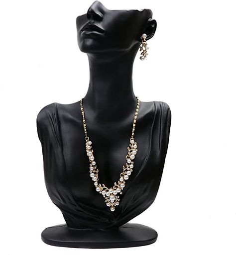 Bust Mannequin, Resin Necklace Pendant, Necklace Jewelry Display, Photographing Jewelry, Jewelry Organizer Stand, Earring Display Stands, Chain Earring, Small Necklace, Necklace Display