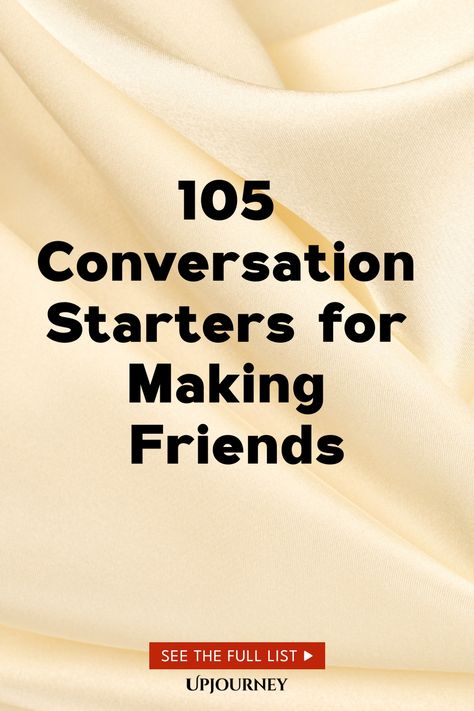 105 Conversation Starters for Making Friends Genuine Relationships, Conversation Ideas, Deep Conversation Starters, Work Etiquette, Psychology Terms, Relationship Quizzes, Topics To Talk About, Fun Icebreakers, Strangers Online