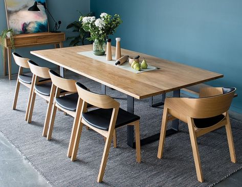 Oak Kitchen Table, 10 Seater Dining Table, Oak Tables, Kitchen Table Oak, Wood Dining Table Modern, Solid Oak Furniture, Solid Oak Dining Table, Steel Dining Table, Rectangle Dining Table