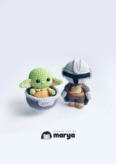 Ginansilyo Ni Marya - Hunter and The Child | PDF | Crochet | Woven Fabrics Crochet Hdc, Alien Patterns, Treble Crochet, Stitch Marker, Pattern Baby, Safety Eyes, Half Double Crochet, Tapestry Needle, Crochet Patterns Amigurumi