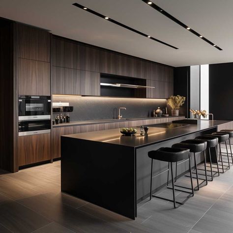 3+ Trends Dominating Luxury Modern Kitchen Designs This Year • 333+ Images • [ArtFacade] European Kitchen Design, Desain Pantry, European Kitchens, Minimalist Kitchen Design, Interior Design Per La Casa, Modern Kitchen Interiors, 아파트 인테리어, Kitchen Design Plans, Modern Kitchen Cabinets