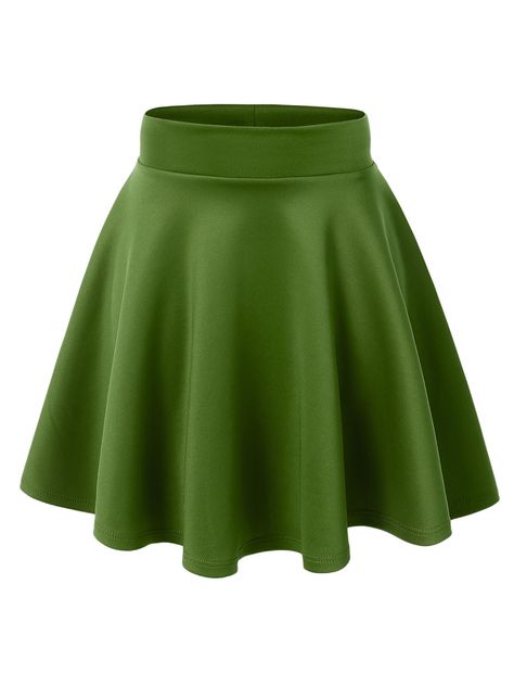 MBJ WB669 Womens Basic Versatile Strechy Flare Skater Skirt XL KELLY_GREEN #Ad #Basic, #AD, #Versatile, #Womens Green Skater Skirt, Flared Skater Skirt, Green Circle, Mini Skater Skirt, Peplum Tops, Flared Mini Skirt, Basic Skirt, Stretchy Skirt, Party Skirt