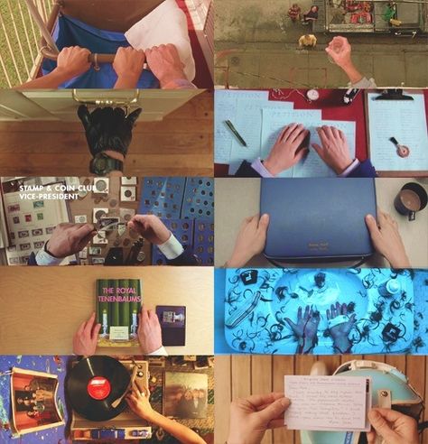 Wes Anderson, overhead, hands Wes Anderson Symmetry, Wes Anderson Movie Scenes, Wes Anderson Frames, Wes Anderson Instagram Feed, Wes Anderson Composition, Wes Anderson Scenes, Wes Anderson Shots, Wes Anderson Cinematography, West Anderson