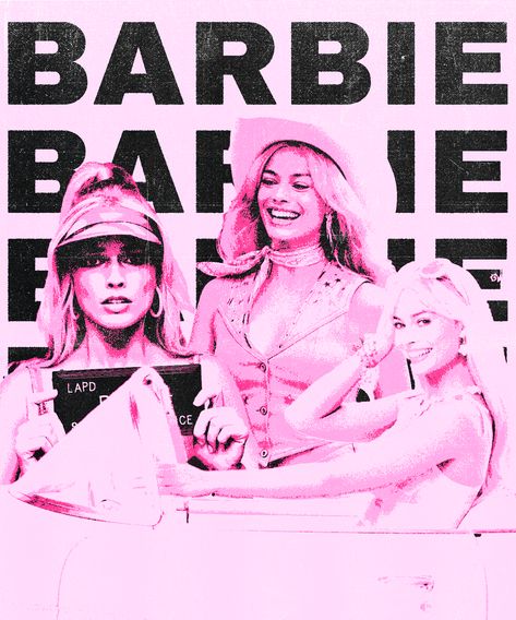 Margot Robbie Poster Print, Pink Barbie Poster, Barbie Movie Poster Aesthetic, Barbie Poster Design, Movie Poster Barbie, Ryan Gosling Poster, Barbie Lockscreen, Barbie Graphic Design, Barbie Movie Aesthetic