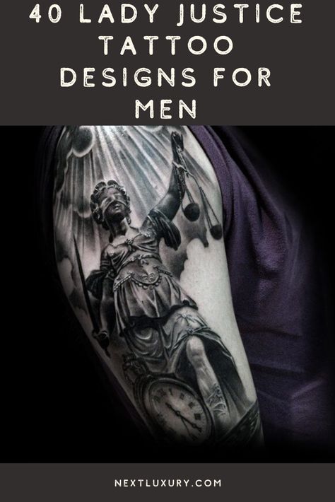 Bill Of Rights Tattoo, Lady Justice Tattoo Men, Scales Of Justice Tattoo Men, Legal Tattoo Ideas, Lady Justice Tattoo Sleeve, Tattoo Lawyer, Scale Of Justice Tattoo, Justice Scales Tattoo, Justice Tattoo Men