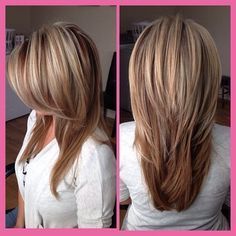 Long Layered Hairstyle for Women Over 40 Haircut Lob, Ideas Haircut, Hair Styles Color, Popular Haircuts, Hair Color And Cut, Long Layered Hair, Long Blonde, Long Straight Hair, Short Hairstyle