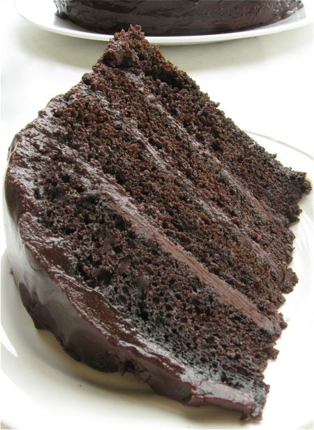 Double Fudge Chocolate Cake - why did I look at this??  Now I am craving chocolate Fudge Birthday Cake, Easy Moist Chocolate Cake, Chocolate Fudge Cake Recipe, Fudge Cake Recipe, Chocolate Cream Cheese Frosting, Chocolate Cake Recipe Moist, Cake Baking Recipes, Chocolate Fudge Cake, Dark Chocolate Cakes