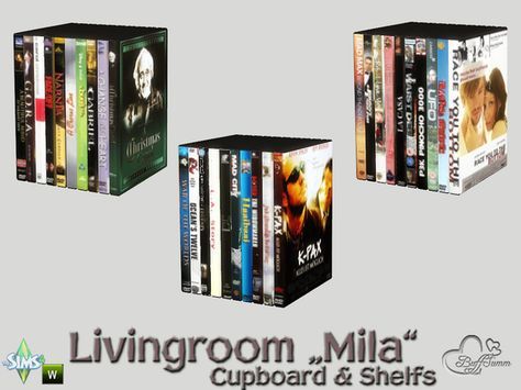 BuffSumm's Mila Living DVD Stack Ts4 Cc Bathroom Clutter, Sims Clutter, Living Room Sims 4, Ts4 Mods, Build A Pc, Cc Sims4, The Sims 4 Pc, Sims 4 Clutter, Sims 4 Cc Folder