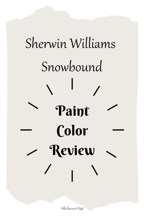 Sherwin Williams Snowbound is a warm white paint color that will give you the white paint color you look without looking too stark. It's gorgeous! Let's take a more in-depth look. Eider White Vs Snowbound, Sherwin Williams Snowbound Color Palette, Sherwin Williams Snowbound Walls, Sw Snowbound Walls, Snow Bound Sherwin Williams, Snowbound Walls, Snowbound Sherwin Williams, Sw Snowbound, Warm White Paint