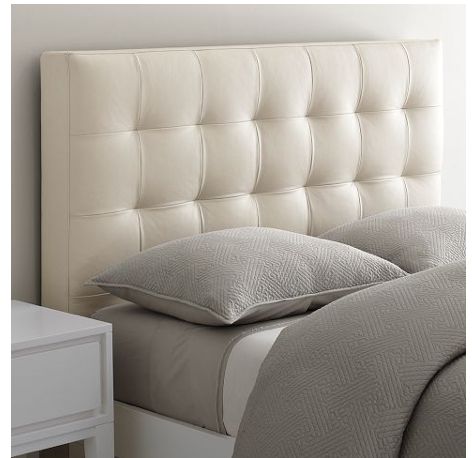 Headboard Tufted Headboard Bedroom Decor, Tufted Headboard Bedroom, Quilted Headboard, Simple Bed Frame, Bed Back Design, Bed Headboard Design, Lit King Size, Headboard Design, Leather Headboard