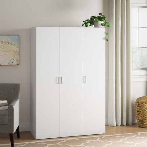 Almari Design, Cheap Couch, Bedroom Bliss, Places To Shop, Wardrobe Cabinets, White Laminate, Wardrobe Armoire, Furniture Layout, Door Storage