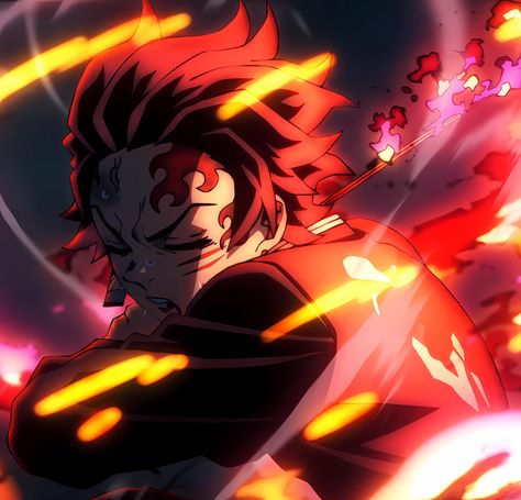 Demon Slayer Pfps, Demon Slayer Pfp, Colored Characters, Damon Slayer, Boy Pfp, Wallpapers For Mobile Phones, Kamado Tanjiro, Anime Dragon Ball Goku, Anime Accessories