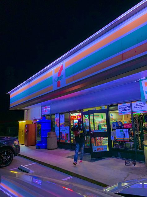 Jesse Core Aesthetic, Seven Eleven Aesthetic Store, Seven Eleven Aesthetic Night, 7/11 Night, 7/11 Aesthetic, 711 Aesthetic, Seven Eleven Aesthetic, 7 Eleven Aesthetic, Late Night Gas Station