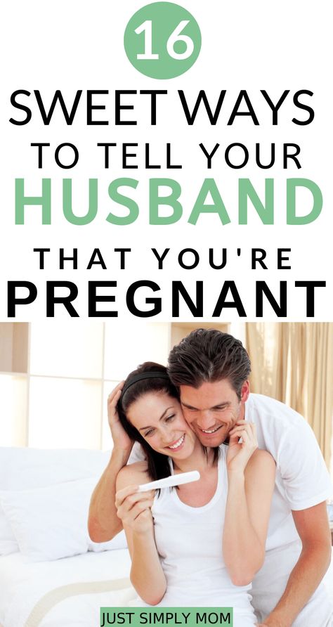 Clever & unique ways to reveal the pregnancy to your husband or boyfriend: they're going to be a dad! Find a simple, sweet way to announce the great news. Tell Husband Pregnant, Husband Pregnancy Reveal, Creative Baby Announcements, Husband Ideas, Pregnancy Husband, Baby Announcement To Husband, Cute Pregnancy Announcement, Baby News, Pregnancy Announcement To Husband