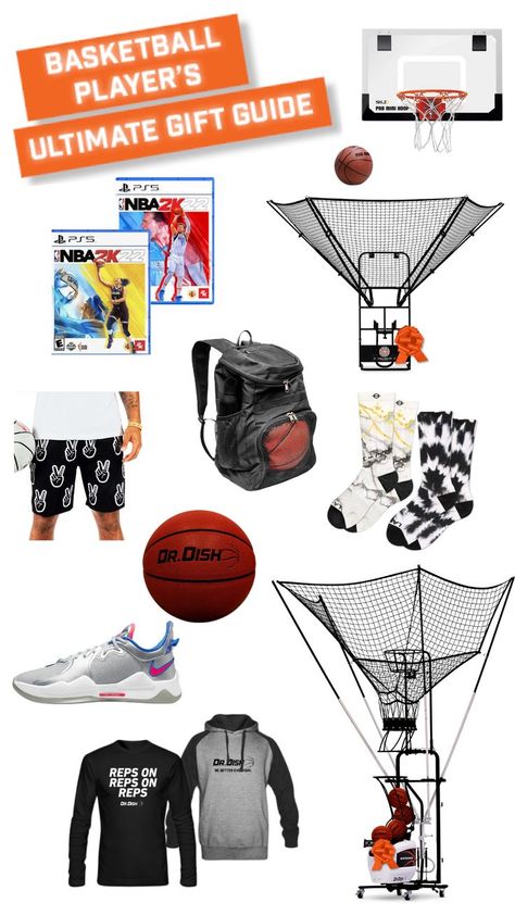 Gift Ideas For Basketball Players, Gift For Basketball Player, Basketball Must Haves, Basketball Wishlist, Basketball Gifts For Players, Gifts For Basketball Players, Basketball Essentials, Basketball Gift Ideas, Personalized Basketball Gifts