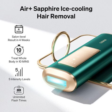 Ulike Laser Hair Removal for Women and Men, Air+ IPL Hair Removal Device with Sapphire Ice-Cooling Technology for Painless Result, Safe and Long-Lasting for Reducing in Hair Growth for Body & Face Light Window, Chin Hair, Target Hair Products, Laser Hair Removal Device, Ipl Laser, Hair Removal Device, Ipl Hair Removal, Hair Reduction, Beauty Devices