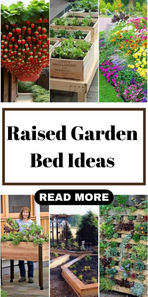 Raised garden beds are widely favored for planting vegetable, herb, or flower gardens due to their simplicity in installation and low maintenance compared to traditional gardens. They offer an efficient solution for optimizing limited outdoor areas or structuring expansive backyards, eliminating the need for digging. To get you inspired, we’ve curated the best raised garden bed ideas that you can design for your garden. Raised Bed Flower Garden Ideas Planter Boxes, Raised Bed Gardening Ideas, Raised Flower Bed Ideas, Inexpensive Raised Garden Beds, Brick Raised Beds, Raised Bed Garden Ideas, Watering Raised Garden Beds, Raised Garden Bed Ideas, Garden Bed Ideas