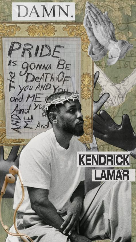 Kendrick Poster Aesthetic, Kendrick Wallpaper, Damn Kendrick Lamar Wallpaper, Pride Kendrick Lamar Wallpaper, Kendrick Lamar Collage, Kendrick Lamar Poster Art, Damn Kendrick Lamar, Pride Kendrick Lamar Aesthetic, Kendrick Lamar Poster