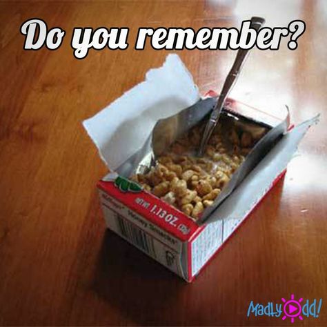 Eating cereal out of miniature boxes...with MILK!! Eating Cereal, Childhood Memories 70s, This Is Your Life, Vintage Memory, Oldies But Goodies, I Remember When, Photo Memories, Good Ole, Childhood Toys