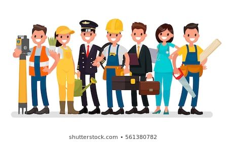 Labor Day. A group of people of different professions on a white background. Vector illustration in a flat style 40 Days Of Prayer, Petroleum Engineering, Choosing A Career, Jobs In Pakistan, Future Career, Benjamin Franklin, Government Jobs, Oil And Gas, Dream Job