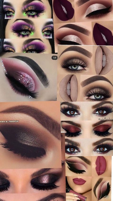 Baddy Makeup Looks, Rock Concert Makeup, Exotic Makeup, Full Coverage Makeup, Concert Makeup, Natural Aesthetics, Makeup Pictorial, Simple Eyeshadow, Rainbow Makeup