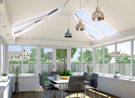 LivinROOF By Ultraframe Conservatory Lighting Ideas, Conservatory Conversion, Replacement Conservatory Roof, Conservatory Roof Replacement, Conservatory Lighting, Conservatory Interiors, Conservatory Flooring, Conservatory Interior, Conservatory Decor