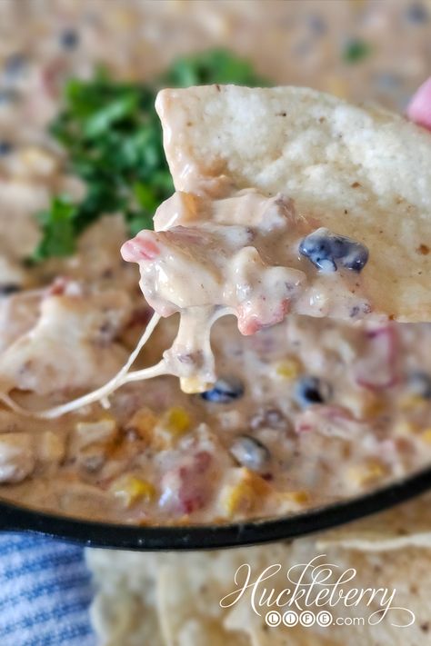 ULTIMATE COWBOY QUESO DIP: ground beef and 3 cheeses - HUCKLEBERRY LIFE Dips With Ground Beef And Cream Cheese, Cowboy Dip In Crockpot, Cowboy Queso Dip Crockpot, Beef Chip Dip, Hamburger Queso Dip, Rotel Dip With Ground Beef, Cowboy Queso Dip, Ground Beef In Crockpot, Cowboy Dip