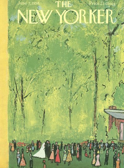 The New Yorker Magazine, New Yorker Magazine, Editorial Photos, New Yorker Covers, Wedding Scene, Beautiful Cover, Conde Nast, Cover Artwork, Wedding Art