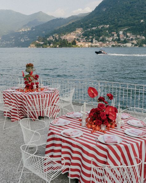 WELCOME PARTY ❤️🍷🍝 dress @undonebykate earrings @freepeople shoes @tissimum nicks suit @suitshopofficial nicks shoes @dukedexter1of1 wedding planner @weddingeventsitaly photographer @luis.mendoza_ph @lightfeels.wedding stationary @grigiocielostudio makeup @lauramercier @mercier_mua_elsaid hair @nevzorovamakeup florals @riccardociceri cocktail napkins @shopabbode #welcomeparty #lakecomo #destinationwedding #theme #thatsamore #tardyitalianwedding #italy Welcome Party Dress, Summer Ceremony, Linen Candle, Welcome Party, Galia Lahav, Light Rain, Flower Invitation, Tuscany Wedding, Bridal Fashion Week