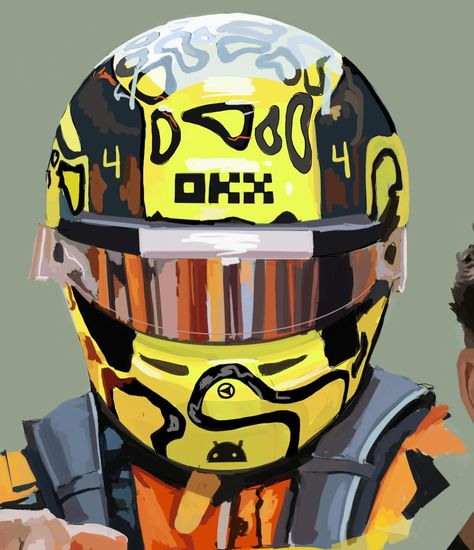 LN4 🧡 - Lando Norris - @landonorris @lnfour @f1 @mclaren @mclarenracingf1 - 13h 2m Lil collage thingy for Lando :3 Hope you guys like it! (First time rendering a car and helmet) #formula1 #mclaren #mclarenracing #f1 #f1art #formula1art #landonorris #ln4 #art #fanart #art #mclarenf1 Lando Norris Artwork, F1 Things To Draw, Mclaren Drawing F1, How To Paint A Car, Collage Drawing Ideas Sketch, Lando Norris Painting, Lando Norris Fanart, Formula One Painting, Lando Norris Drawing