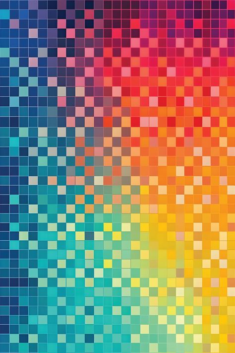 Patterns Colorful, Pixel Art Abstract, Pixel Art Quilt, Pixel Color Palette, Pixelated Background, Colorful Pixel Art, Abstract Pixel Art, Square Pixel Art, Pixel Art Square