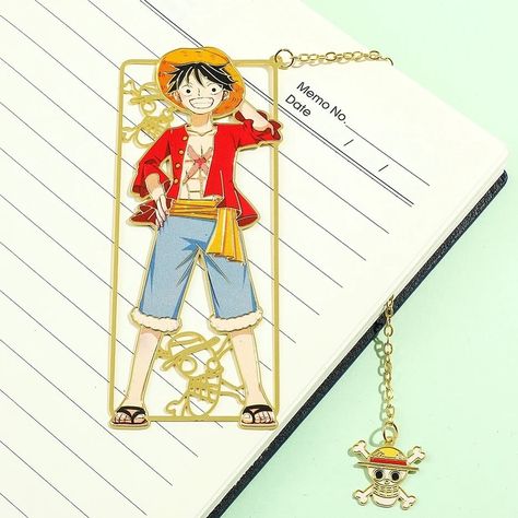 One Piece Brass Luffy Bookmarks in stock 🏴‍☠️ $60TTD each✨ Click the link in our bio to order❤️ Follow @the21suns for more anime and Sanrio stationery to add to your collection ✨ #luffy #onepiecelover #onepiece #brassbookmark Click The Link, Stationery, One Piece, Brass, Instagram Posts, Anime, On Instagram, Clothes, Instagram