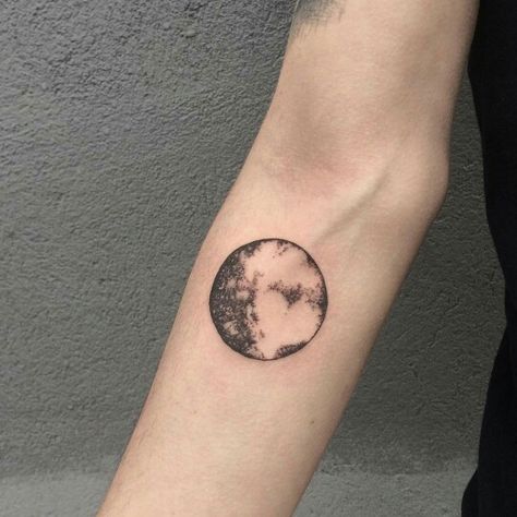 Pluto Tattoo Pluto Tattoo Planets, Mercury Tattoo, Planet Mercury, Party Tattoos, Planet Tattoos, Space Tattoo, Constellation Tattoos, Foot Tattoo, Small Tattoo