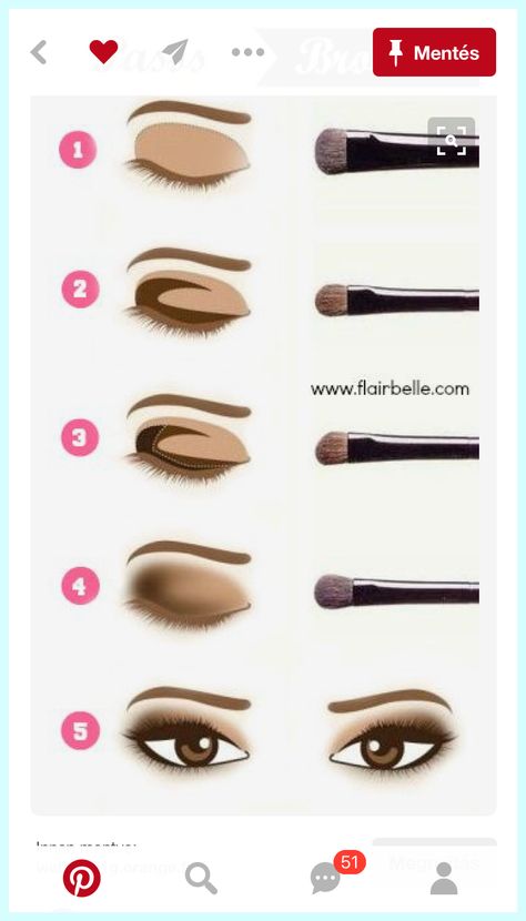 Eyes Guide, Hooded Eyes Makeup, Beauty Tips Hair, Smokey Eye Makeup Steps, Easy Eye Makeup Tutorial, Almond Eye Makeup, Hooded Eye Makeup Tutorial, Makeup Smokey, Makeup Brushes Guide