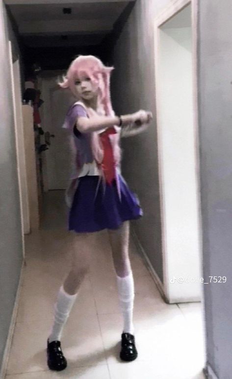 Yuno Cosplay, Yuno Gasai Cosplay, Gasai Yuno, Y2k Profile Picture, Yuno Gasai, Future Diary, Alt Girls, Kawaii Cosplay, Anime Pixel Art