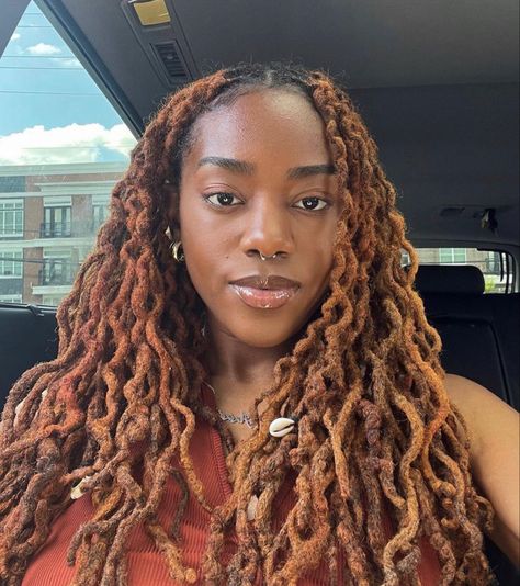 Brown Locs, Dyed Dreads, Beautiful Dreadlocks, Short Locs Hairstyles, Dyed Hair Inspiration, Dread Hairstyles, Locs Hairstyles, Hair Inspo Color, Hair Journey