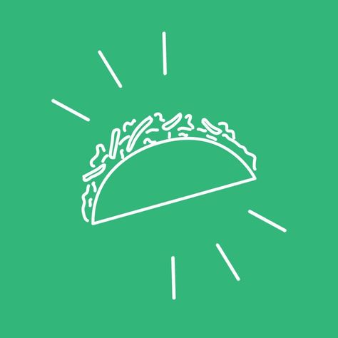 Restaurant Doodle, Taco Inspiration, Taco Illustration, Taco Logo, Taco Graphic, Chalkboard Restaurant, Resturant Logo, Food Tattoos, Logo Outline