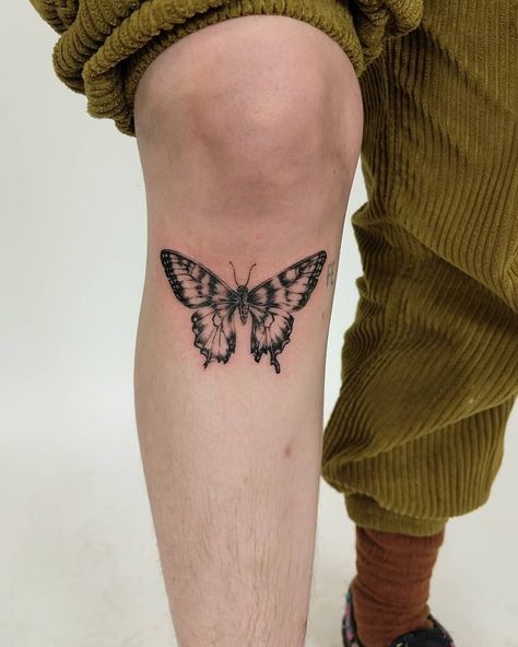 Adria Mercuri, Swallowtail Butterfly Tattoo, Creation Tattoo, Tiger Butterfly Tattoo, Butterfly Wing Tattoo, Blue Butterfly Tattoo, Butterfly Eyes, Wing Tattoo Designs, Wing Tattoo